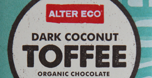 Dark Coconut Toffee Bar Image